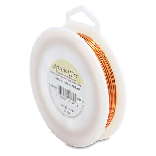 22 Gauge (.64 mm) - 125.5 ft (38.3 m) - Natural - AW1-22-10-1/4#