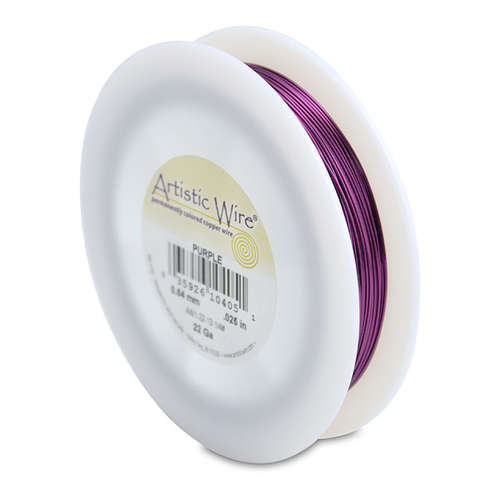 22 Gauge (.64 mm) - 125.5 ft (38.3 m) - Purple - AW1-22-13-1/4#