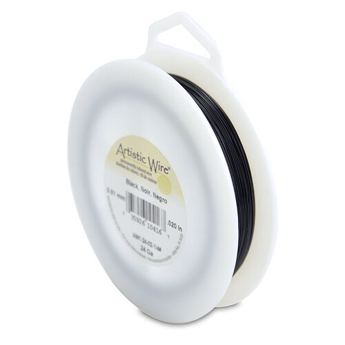 24 Gauge (.51 mm) - 198.0 ft (60.4 m) - Black - AW1-24-02-1/4#