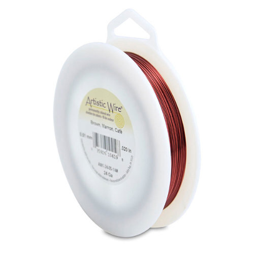 24 Gauge (.51 mm) - 198.0 ft (60.4 m) - Brown - AW1-24-05-1/4#