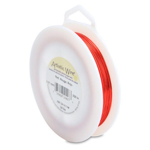 24 Gauge (.51 mm) - 198.0 ft (60.4 m) - Red - AW1-24-14-1/4#