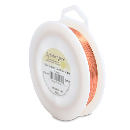 28 Gauge (.32 mm) - 498.3 ft (151.9 m) - Bare Copper - AW1-28-BC-1/4#