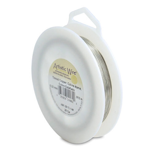 28 Gauge (.32 mm) - 498.3 ft (151.9 m) - Tinned Copper - AW1-28-TC-1/4#