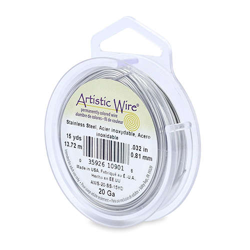Stainless Steel - 20 Gauge (.81 mm) - 15 yd (13.7 m) - AWS-20-SS-15YD