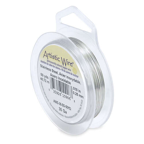30 Gauge (.26 mm) -  50 yd (45.7 m) - Stainless Steel - AWS-30-SS-50YD