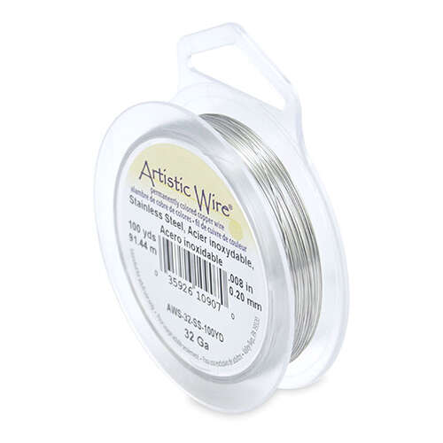 32 Gauge (.20 mm) -  100 yd (91.4m) - Stainless Steel - AWS-32-SS-100YD