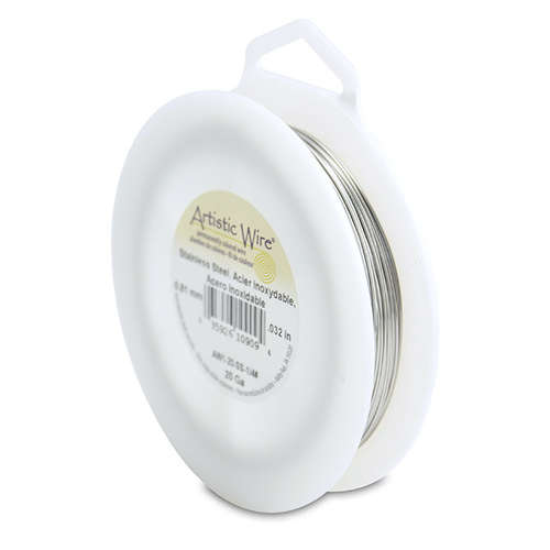 20 Gauge (.81 mm) - 78.8 ft (24m) - Stainless Steel - AW1-20-SS-1/4#