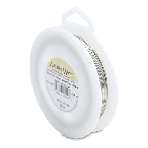 22 Gauge (.64 mm) - 125.5 ft (38.3 m) - Stainless Steel - AW1-22-SS-1/4#