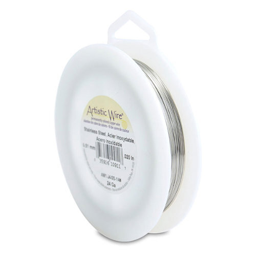 24 Gauge (.51 mm) - 198.0 ft (60.4 m) - Stainless Steel - AW1-24-SS-1/4#