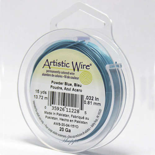 20 Gauge (.81 mm) - 15 yd (13.7 m) - Powder Blue - AWS-20-04-15YD