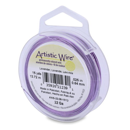 22 Gauge (.64 mm) - 15 yd (13.7 m) - Lavender - AWS-22-08-15YD