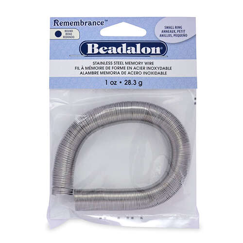 Remembrance Memory Wire - Small Ring - 300 coil pack (1oz / 28.35g) - Bright - JMRTS-1Z