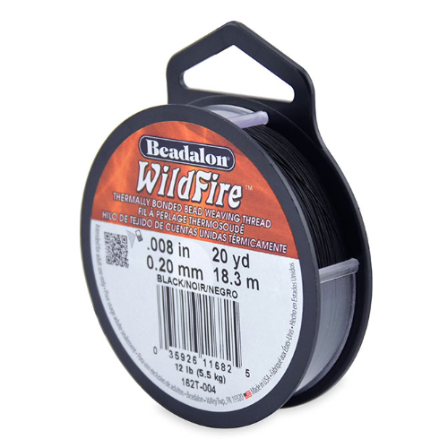 Wildfire - 0.008" / 0.20mm Black - 20 YD / 18m - 162T-004