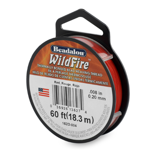 Wildfire - 0.008" / 0.20mm Red - 20 YD / 18m - 162D-004