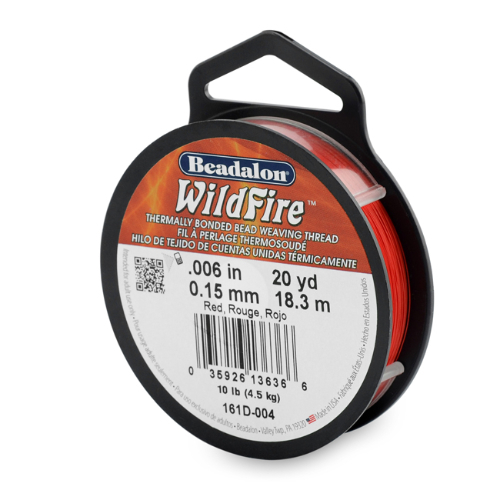 Wildfire - 0.006" / 0.15mm Red - 20 YD / 18m - 161D-004