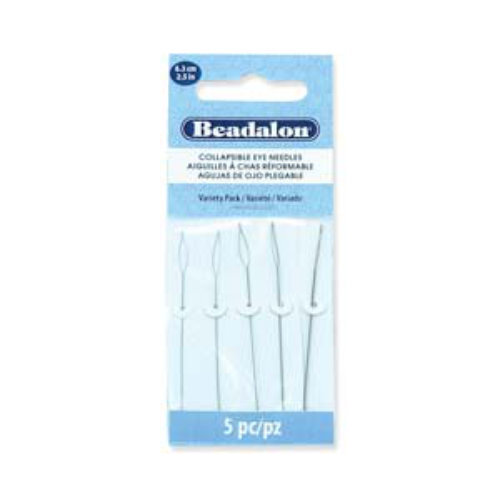 Collapsible Eye Needles - Variety Pack - 2.5 in (6.4 cm) - 5 pieces - 700K-120