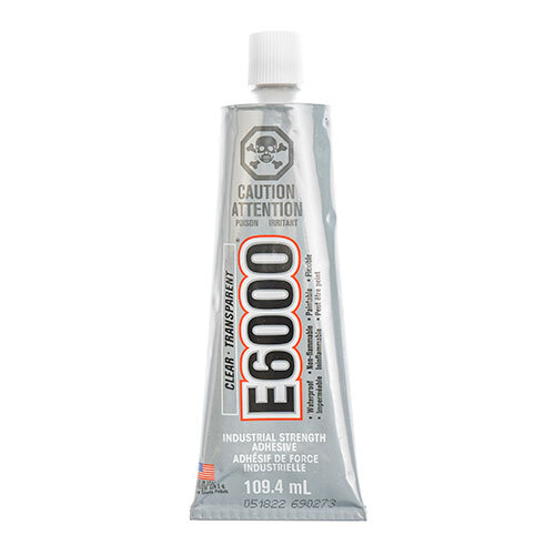E6000 Industrial Strength Adhesive - 3.7 fl oz / 109.4mL Tube - Clear