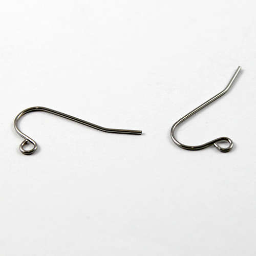 Plain Ear Hook - Small - Stainless Steel - Pair