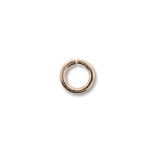 6mm (18ga) Open Jump Ring - Rose Gold Filled - Each