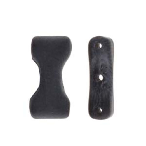 Bow Tie 6mm x 12mm - Jet Matte - 20 Pieces - BON61223980-84110