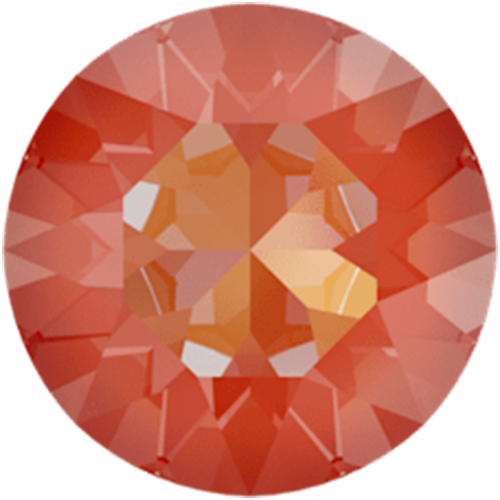 1088 - SS29 (6.14 – 6.32mm) - Crystal Orange Glow DeLite (001 L146D) - Xirius Chaton Round Stone - Loose Stones