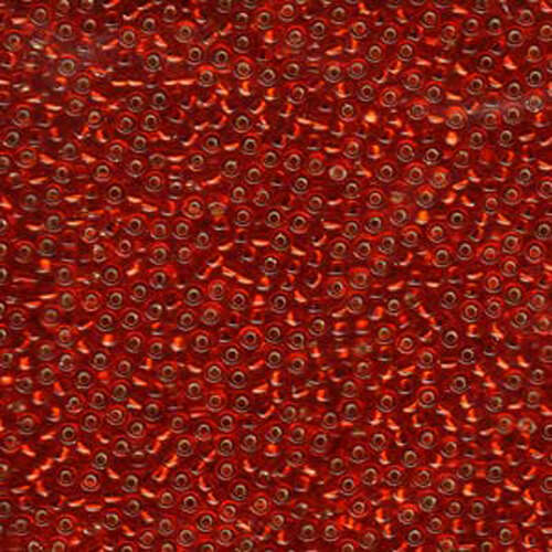 Miyuki 11/0 Rocaille Bead - 11-911 - Silver Lined Ruby