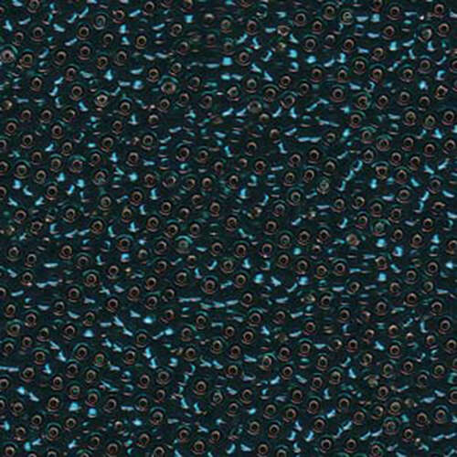 Miyuki 11/0 Rocaille Bead - 11-930 - Silver Lined Transparent Dark Teal