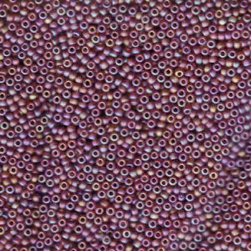 Miyuki 11/0 Rocaille Bead - 11-9134FR - Matte Transparent Light Brown AB