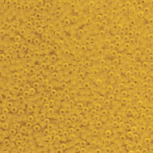 Miyuki 11/0 Rocaille Bead - 11-9136F - Matte Transparent Yellow