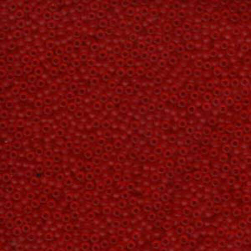 Miyuki 11/0 Rocaille Bead - 11-9141F - Matte Transparent Ruby