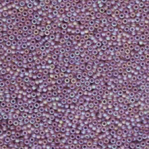 Miyuki 11/0 Rocaille Bead - 11-9142FR - Matte Transparent Smoky Amethyst AB
