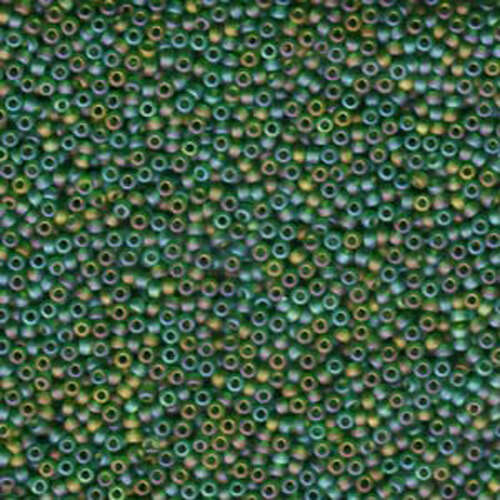 Miyuki 11/0 Rocaille Bead - 11-9146FR - Matte Transparent Green AB