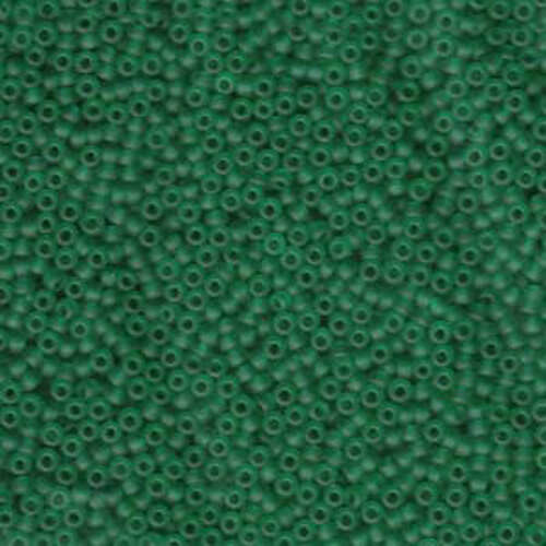 Miyuki 11/0 Rocaille Bead - 11-9147F - Matte Transparent Dark Green
