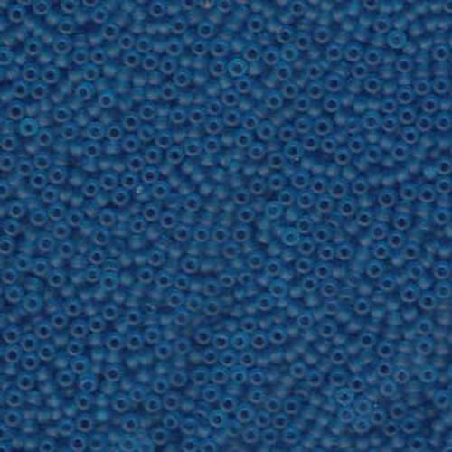 Miyuki 11/0 Rocaille Bead - 11-9149F - Matte Transparent Capri Blue