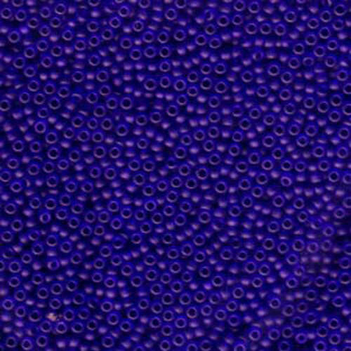 Miyuki 11/0 Rocaille Bead - 11-9151F - Matte Transparent Cobalt