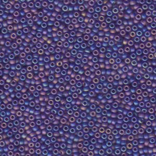 Miyuki 11/0 Rocaille Bead - 11-9151FR - Matte Transparent Cobalt AB
