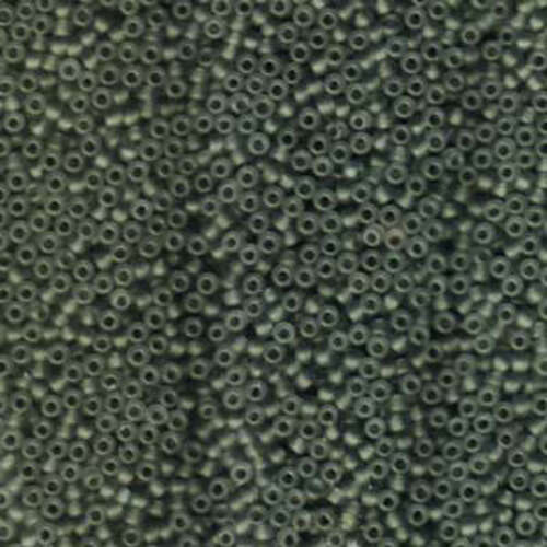 Miyuki 11/0 Rocaille Bead - 11-9152F - Matte Transparent Grey