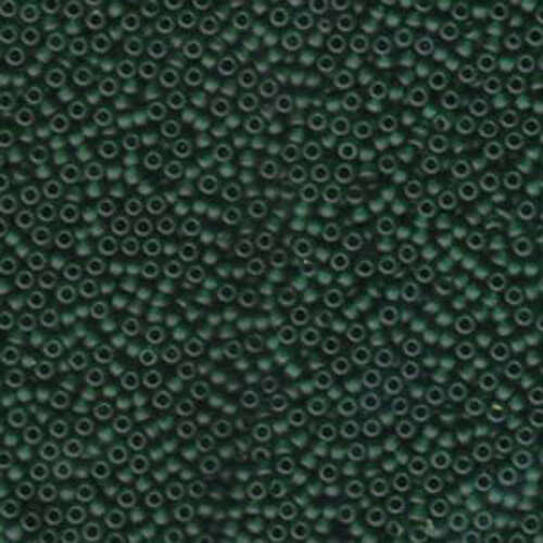 Miyuki 11/0 Rocaille Bead - 11-9156SF - Semi Matte Transparent Emerald