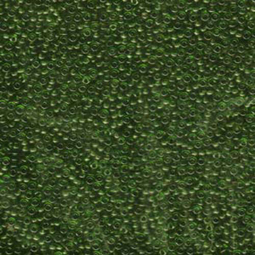 Miyuki 11/0 Rocaille Bead - 11-9158 - Transparent Olive Green