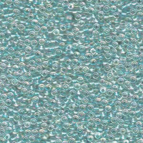 Miyuki 11/0 Rocaille Bead - 11-9263 - Light Seafoam Lined Crystal AB