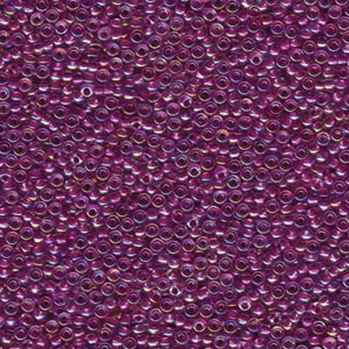 Miyuki 11/0 Rocaille Bead - 11-9264 - Raspberry Lined Crystal AB