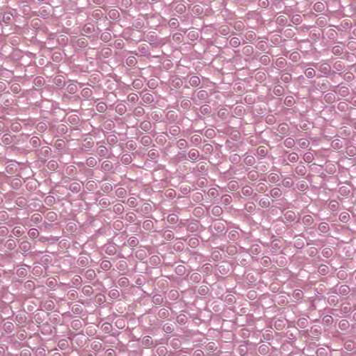 Miyuki 11/0 Rocaille Bead - 11-9272 - Pink Lined Crystal AB