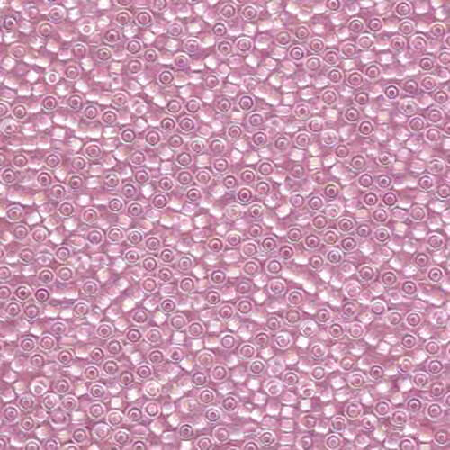 Miyuki 11/0 Rocaille Bead - 11-9272 - Pink Lined Crystal AB