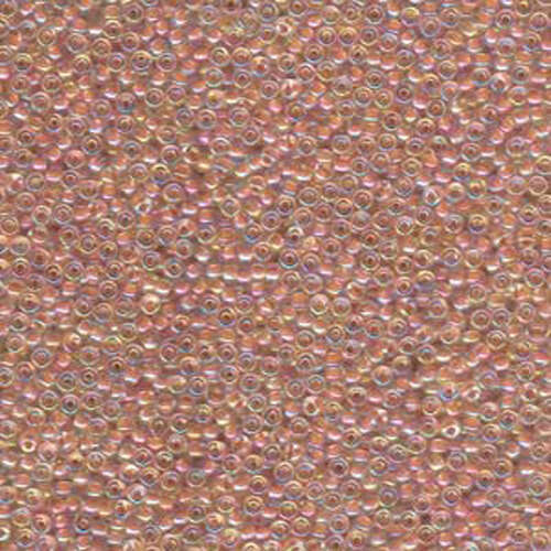 Miyuki 11/0 Rocaille Bead - 11-9275 - Salmon Lined Crystal AB