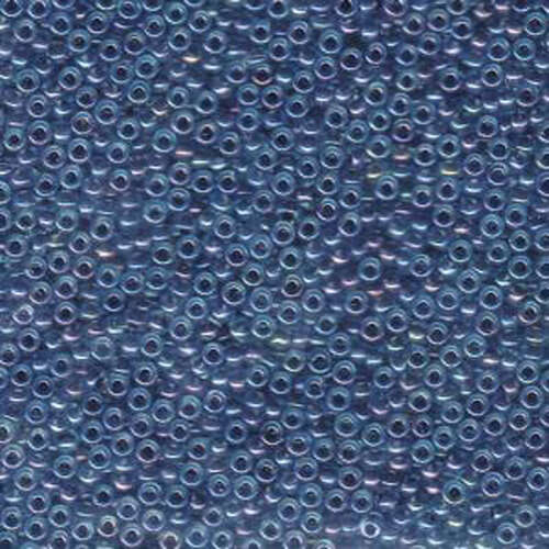 Miyuki 11/0 Rocaille Bead - 11-9347 - Navy Lined Aqua AB