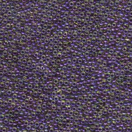 Miyuki 11/0 Rocaille Bead - 11-9349 - Navy Lined Topaz AB