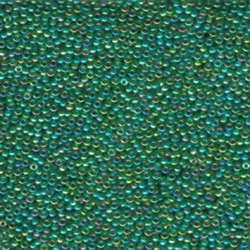 Miyuki 11/0 Rocaille Bead - 11-9354 - Emerald Lined Aqua AB