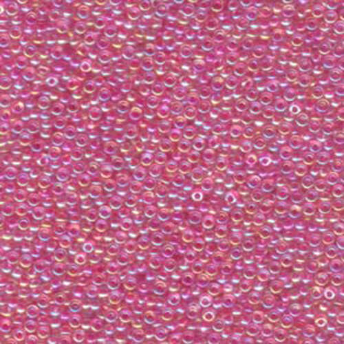 Miyuki 11/0 Rocaille Bead - 11-9355 - Fuchsia Lined Crystal AB