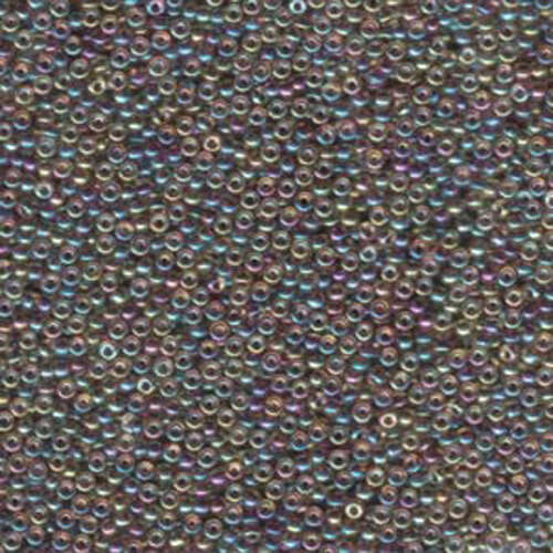 Miyuki 11/0 Rocaille Bead - 11-9357 - Root Beer Lined Light Topaz AB