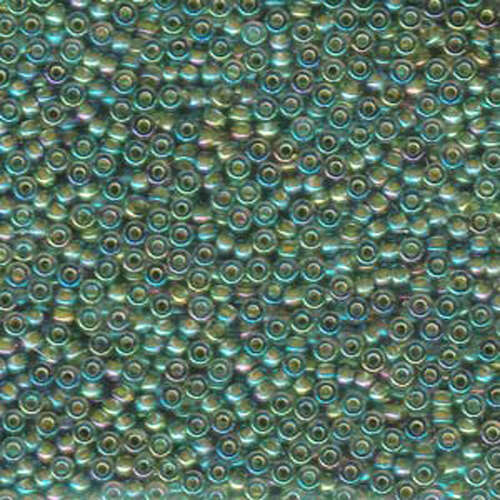 Miyuki 11/0 Rocaille Bead - 11-9361 - Yellow Lined Aqua AB
